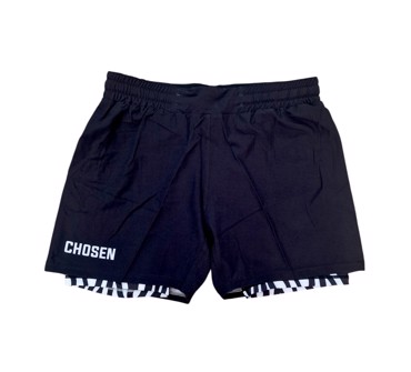 CHOSEN ZEBRA Hybrid Fightshorts - Black